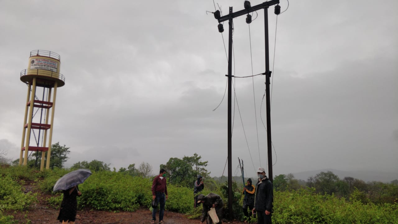 Power restoration work after Tautkae cyclone.