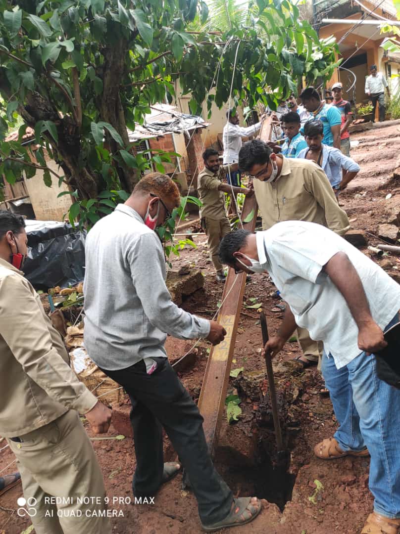 Power restoration work after Tautkae cyclone.