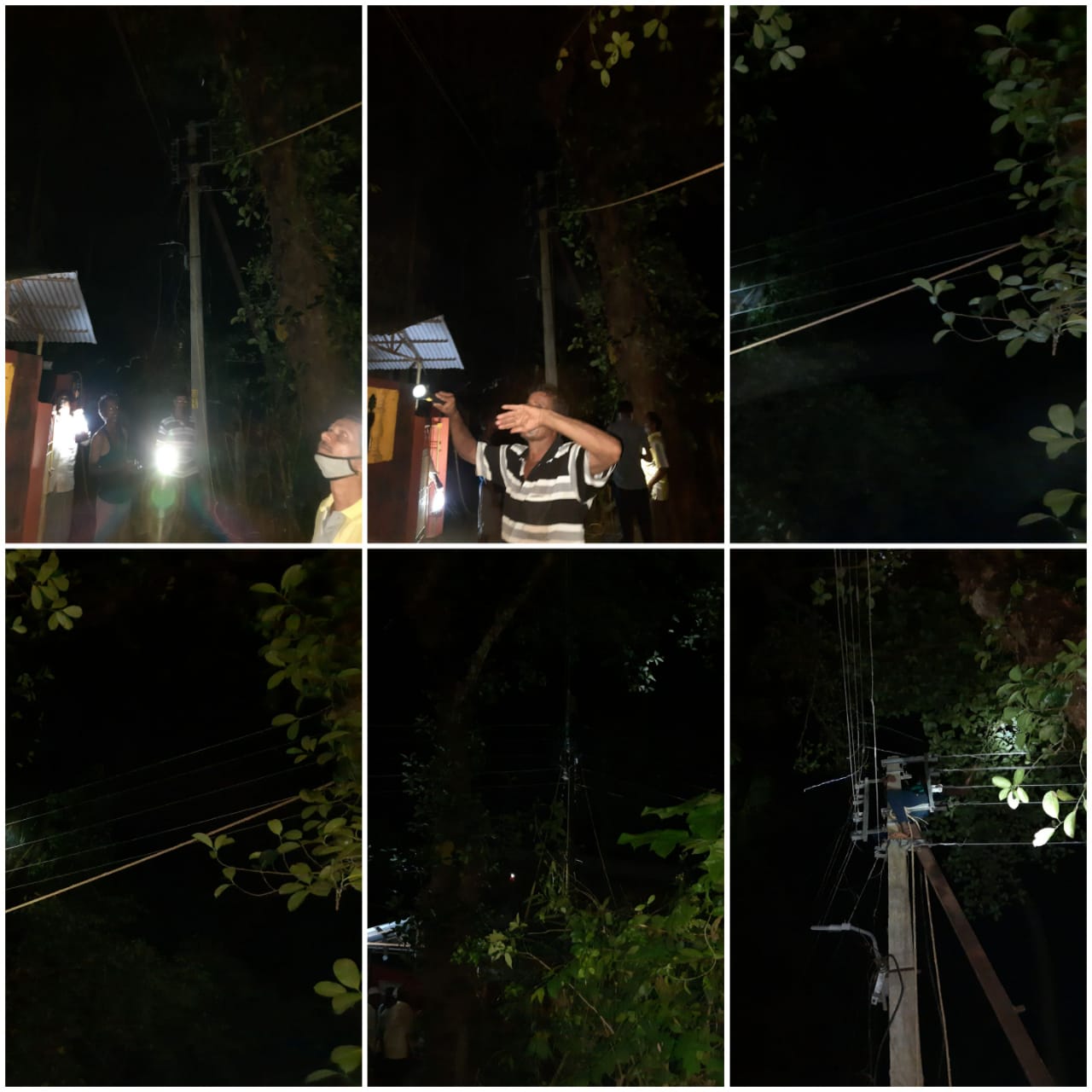 Power restoration work after Tautkae cyclone.