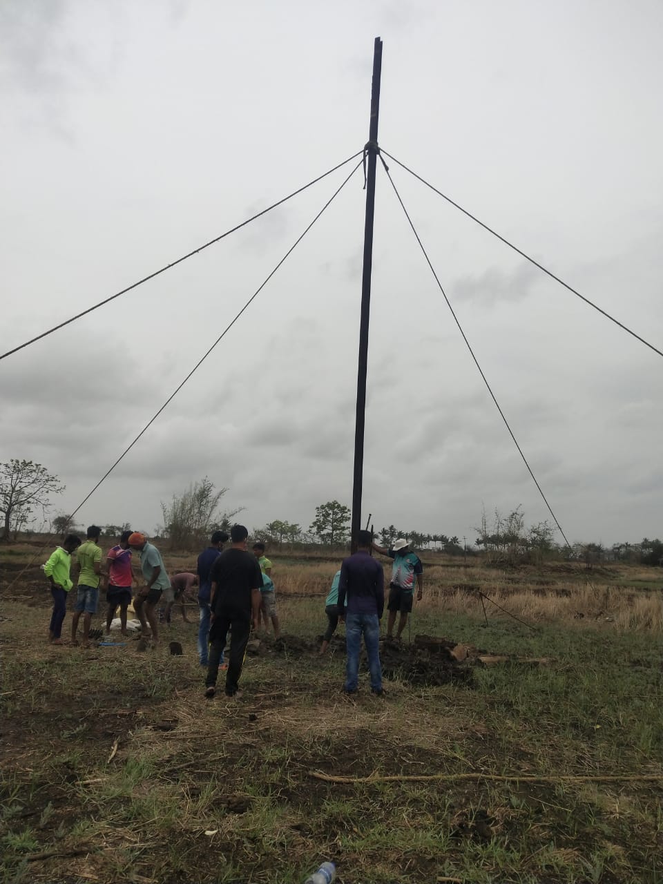 Power restoration work after Tautkae cyclone.