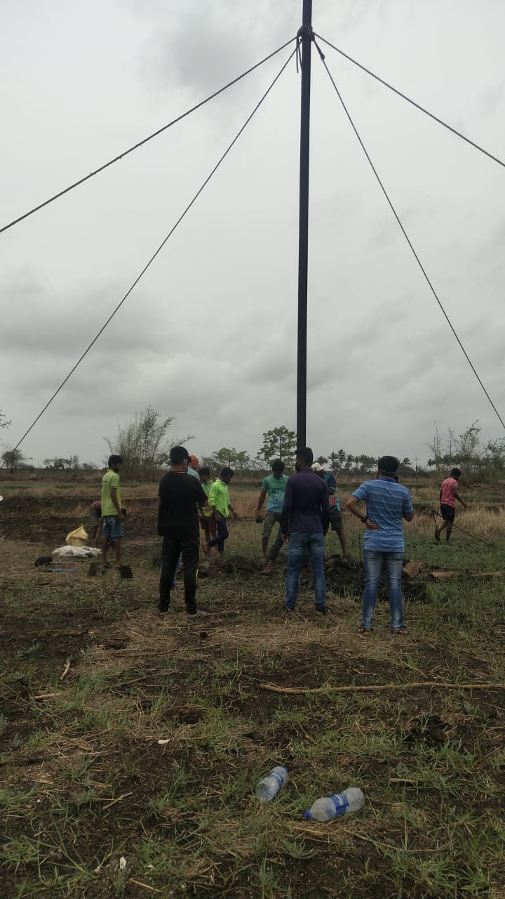 Power restoration work after Tautkae cyclone.