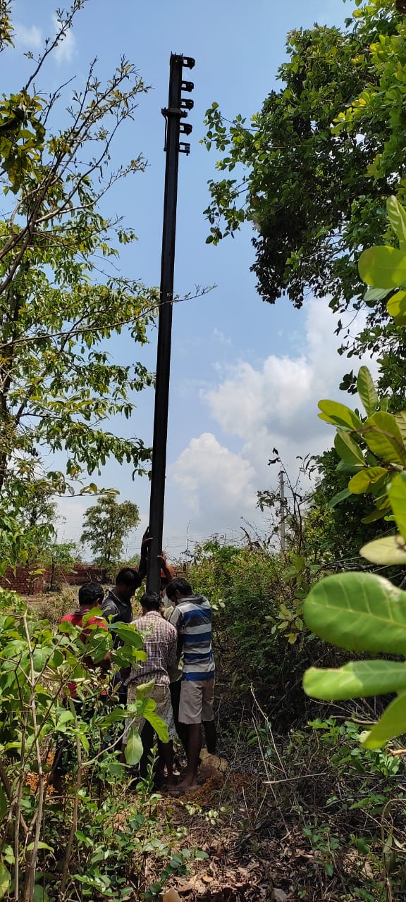 Power restoration work after Tautkae cyclone.